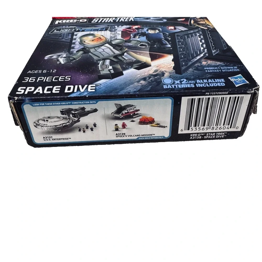 KRE-O Star Trek Space Dive A3138 Light Tech Building Set w/ Box Preowned Untest
